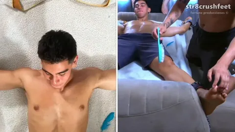 Steve The Hot As Fuck Himbo Tickled To Orgasm Release