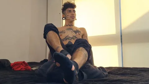 Teen Boy Gets His Long Toenails Painted & Forced To Serve Foot Fetish Domination Humiliation