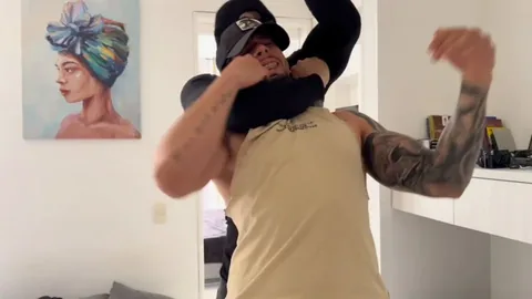 Andrew Gives Oral Sex & Handjob in Bedroom with Window, Artwork