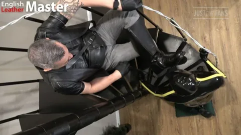 English Leather Master Worships Leather Master: Boots, Leather & Big Cock
