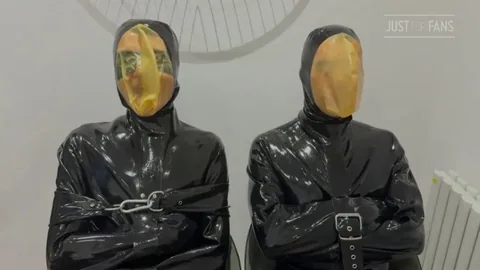 Jake & BrokenRebel: Leather Fetish Bondage & Oral Rough Sex