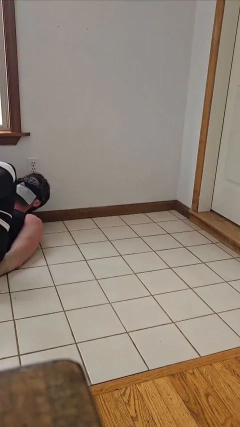 Straight Guy Forced Into Gay Bondage - Hogtied In Spandex By Dominant Top