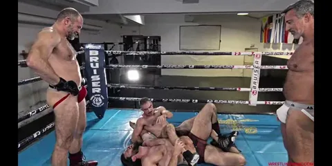 WrestlingMale & Airon Muscle Solo: Oral Sex, Intercourse on Treadmill