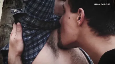 Hot Blind Hookup Between Two Shirtless Guys - Raw Passion